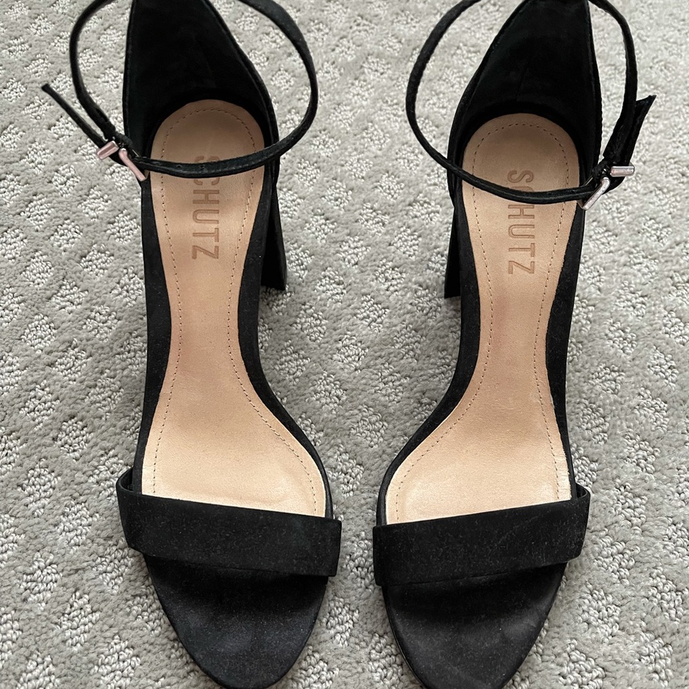 Schutz Block Heel Sandal